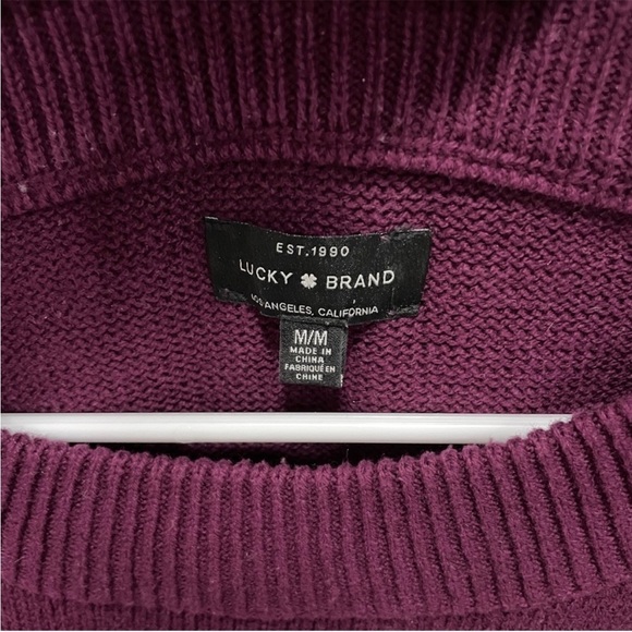 Lucky Brand Tri-Colored Crewneck Sweater - Picture 3 of 6